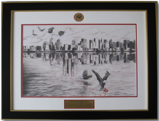 EKTIMIS 9/11 10th Year Anniversary Reflection Artwork