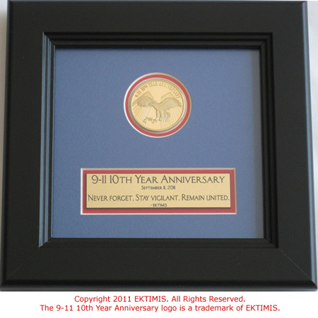 EKTIMIS 9/11 10th Year Anniversary Medallion