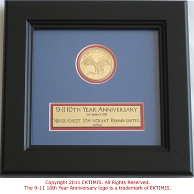 EKTIMIS 9-11 10th Year Anniversary Collectible Medallion