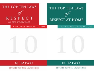 EKTIMIS - Books on Respect - The Top Ten Laws of Respect - Double Pack