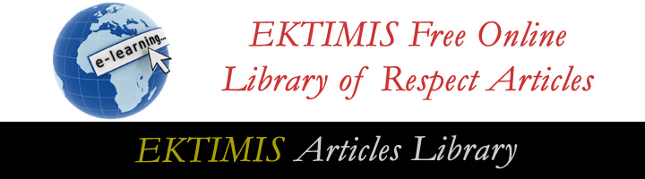 EKTIMIS Respect Articles and Essays Library